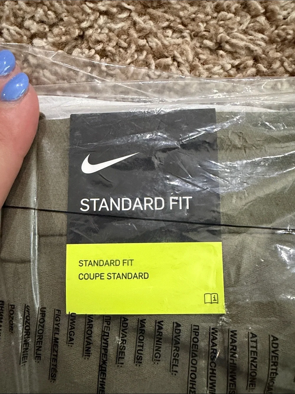 Olive Green Men's Golf Shorts — New in Packaging